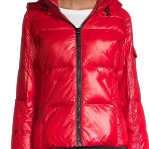 Vibrant Red Women's Puffer Jacket
